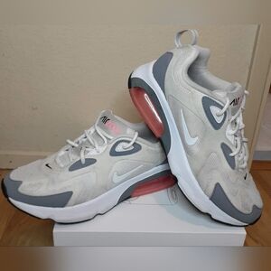 Nike Air Max 200 • Women 6.5 • Grey White Pink
